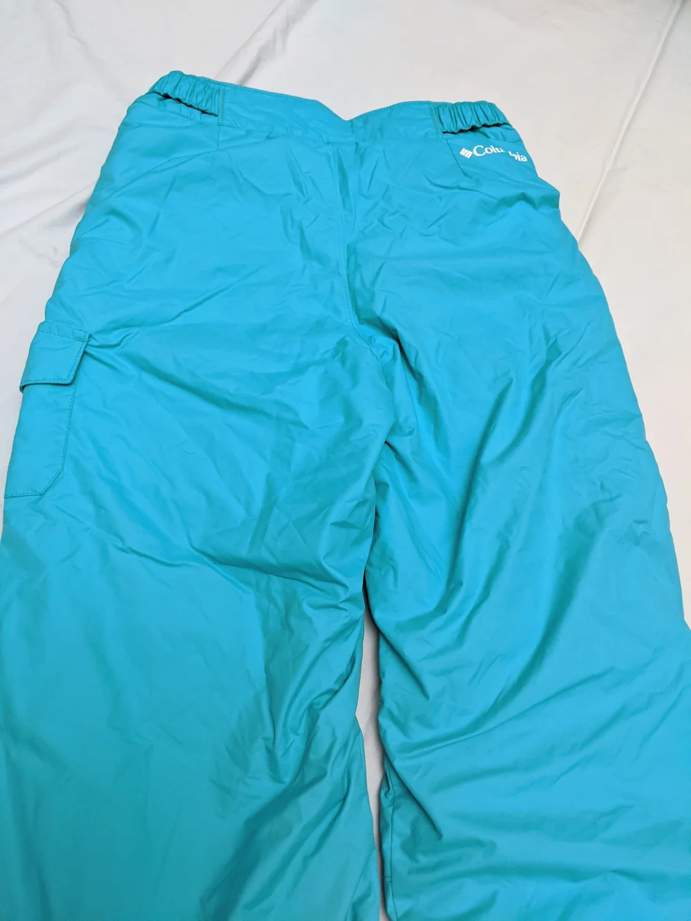 Columbia Girls Turquoise Insulated Snow Pants Size M 10-12